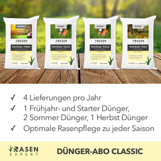 Das RasenExpert Dünger-Abo | Classic