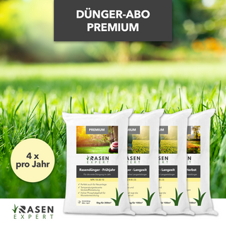 Das RasenExpert Dünger-Abo | Premium
